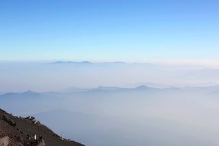 富士山，夏天，登山，日本，风景，云，风景，山