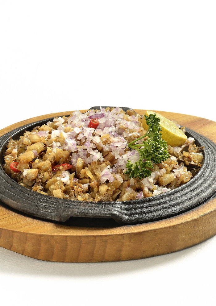 sisig，猪肉，异国风味，食品，菲律宾，肉，剁碎，脆皮