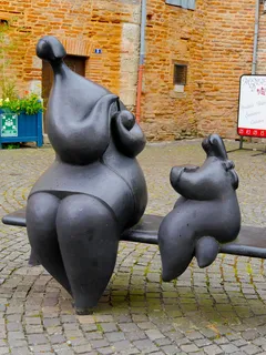 艺术，金属，雕塑，街头艺术，艺术，金属艺术，法国，村庄，城镇