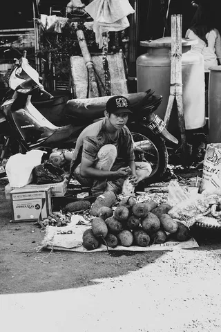 植物，*，机器，水果，人，人，食物，市场