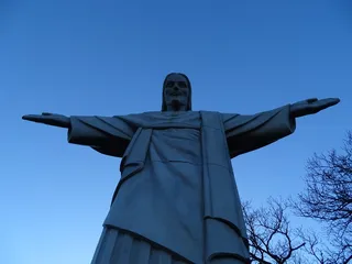 诊所, 图, 雕像, 基督, 天空, 救赎, 符号, 蓝色