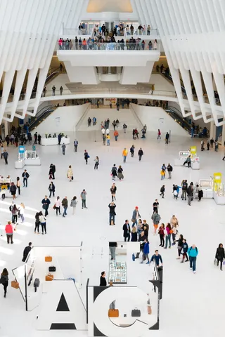 纽约，westfield世贸中心，美国，拥挤，繁忙，火车站，购物，商场
