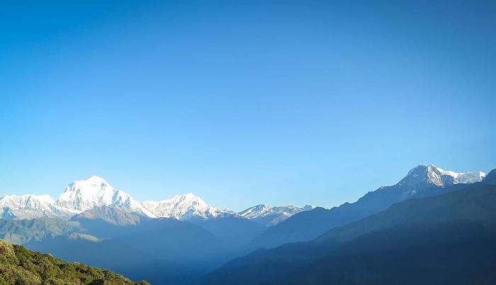 鸟瞰摄影，雪山，鸟瞰，山景，阿尔卑斯山，白天