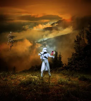 星球大战, 冲锋队, 日落, 玩具, 行动人物, 幻想, 操纵, 自然