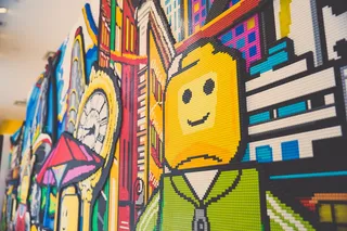 美国，纽约，第五大道，乐高，多色，创意，无人，艺术和工艺