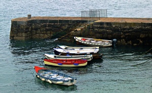 船，爱尔兰，海洋，海岸线，户外，爱尔兰，威克洛，港口