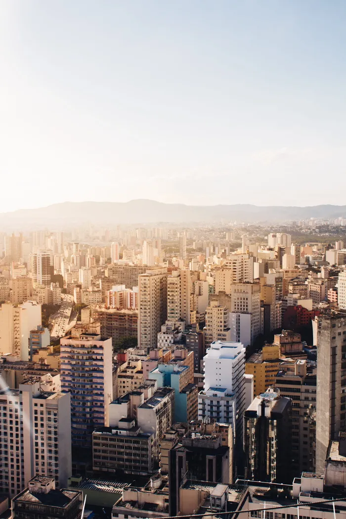 城市景观航空摄影