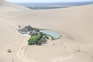 敦煌、名沙、月牙湖、沙、土地、环境、景观、自然