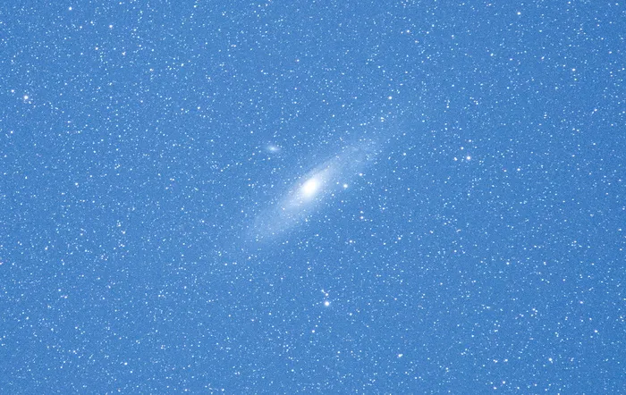 仙女座星系，星系，深空天体，天空，蓝色，夜晚，太空，天文学