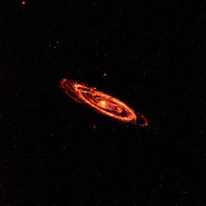 红色星系插图，仙女座，星系，空间，宇宙，梅西耶31，m31，ngc 224