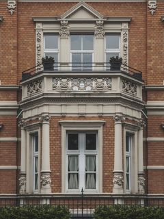 德国，科隆，建筑，复古，华丽，砖石，阳台，窗户