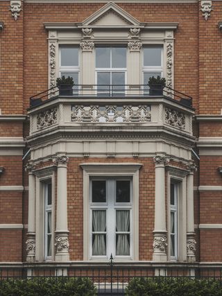 德国，科隆，建筑，复古，华丽，砖石，阳台，窗户