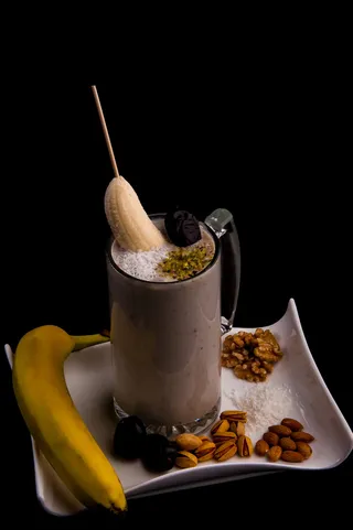 有机、majoon、hollylove、最强奶昔、日期、饮料、食品、黑色