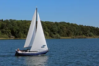 休闲，爱好，航行，帆船，靴子，水，乘船旅行，驾驶