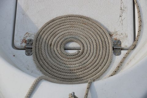 croatie，zadar，绳索，钓鱼，船，盘绕，弹簧，螺旋