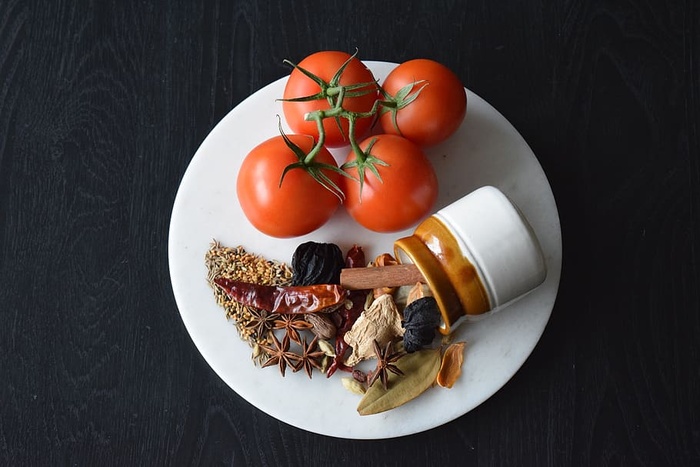 香料、调味品、香料、辛辣、印度、马沙拉、咖喱、配料