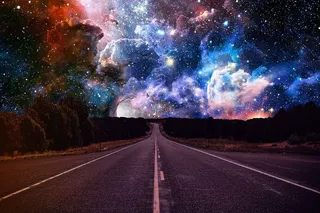 长，道路摄影，星云天空，太空，天空，星云，街道，路线