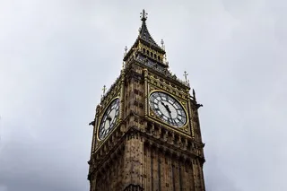 大本钟，伦敦白天