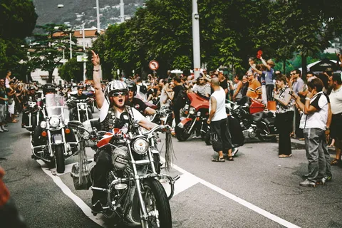 摩托车游行 摩托车游行