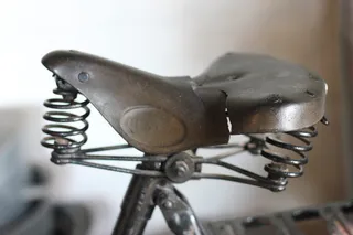 马鞍, 自行车座椅, 座位, 自行车, 年份, 老, 复古, 皮革