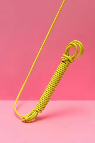 黄色、电线、粉色、表面、电气、电线、背景、柔性