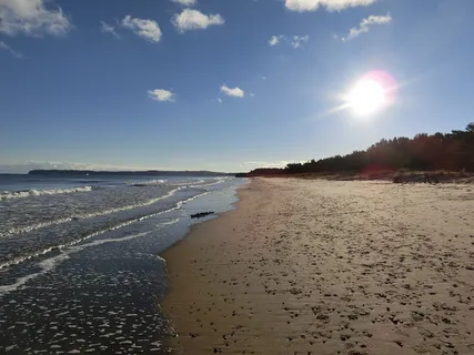 海滩,太阳,云,海,波罗的海,风景,宾茨,吕根 海滩,太阳,云,海,波罗的海,风景,宾茨,吕根