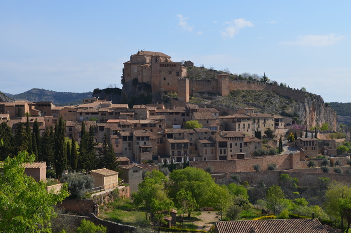 alquezar、aragon、getaway、charm、乡村、景观、步行、自然