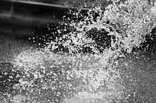 水，喷涌，喷泉，水滴，飞溅，喷射，运动，无人