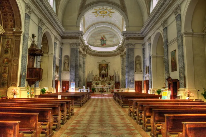 教堂, 长椅, katolilaisuus, 路德教, 饰品, 照片, 圣徒, 地板