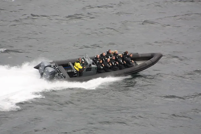 船，帆，船，速度，行动，jetski，摩托艇，一群人