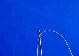 针，线，针和线，缝纫，手工，纱线，材料，缝纫线