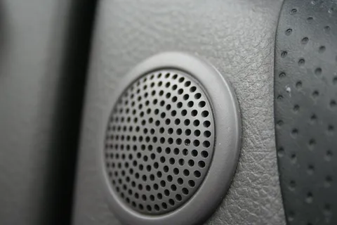 灰色便携式扬声器，汽车，扬声器，声音，音频，技术，设备，土星离子