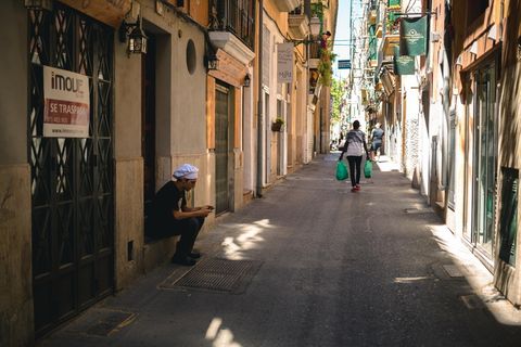 街道、人群、厨师、度假、探索、旅行、帕尔马、马洛卡