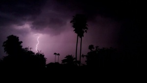 闪电、风暴、夜晚、云、黑暗、雷声、雷雨、云天