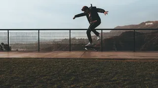 洛杉矶，好莱坞，美国，滑板，技巧，跳跃，运动，运动员