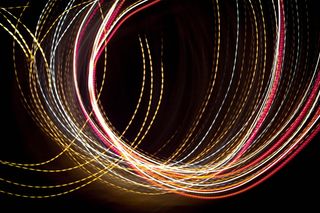 美国、安德森、黑色、彩色、灯光、圆圈、漩涡、空间