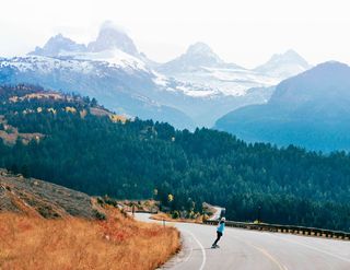 美国，大提顿国家公园，提顿，下坡，滑冰，史诗，冒险，探索