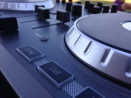 Dj混音器特写照片 Dj混音器特写照片