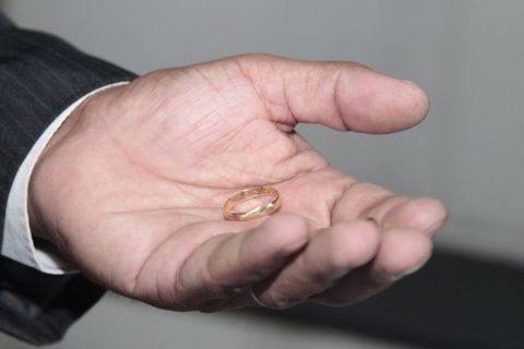 联盟，手，交付，人手，菜鸟图库，珠宝，戒指，特写