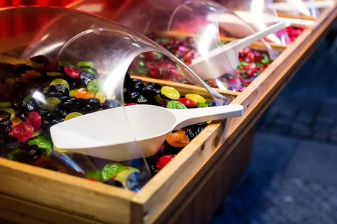 与糖果一起储存