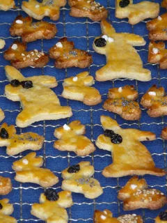 复活节兔子，复活节，复活节蛋糕，兔子，烘焙，面团，奥斯特切勒，食谱