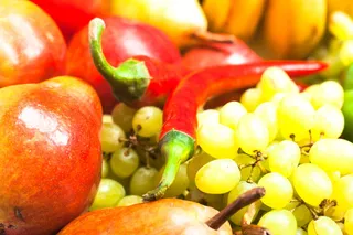 混合、市场、隔离、农产品、膳食、辣椒、天然、多种