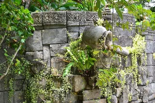 泰国、花园、度假村、雕像、自然、植物、生长、雕塑