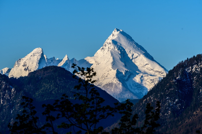 watzmann，berchtesgadener land，watzmann middle peak，berchtesgaden国家公园，massif，巴伐利亚阿尔卑斯山，berchtesgaden阿尔卑斯山，山脉