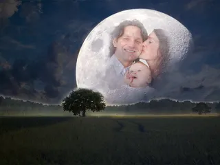 女人，接吻，丈夫，人类，家庭，母亲，孩子，父亲，母亲