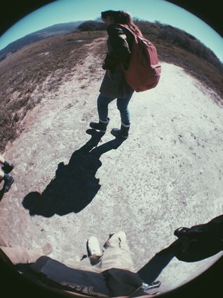 美国，bolinas，800 olema bolinas路，肖像，阴影，人物，鱼眼，纹理