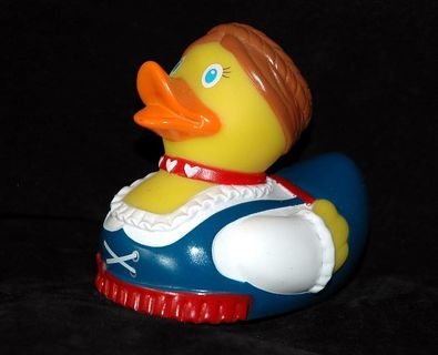 squeak duck，bath duck，橡皮鸭，duck，bavaria，服装，玩具，dirndl