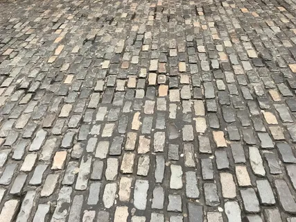 爱尔兰，都柏林，锁匠，石头，街道，旧，人行道，花岗岩