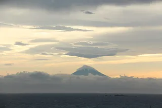 富士山，云，海，云-天空，天空，风景-自然，山，自然之美
