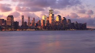 城市，天际线，海湾，文字出版社，背景，天堂，城市景观，海滨